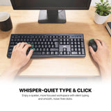 FANTECH WK900 Wireless 2.4 GHz Silent Keyboard & Mouse Combo English/Arabic, 1600 DPI, Perfect for Daily Office or Business Use