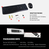 FANTECH WK900 Wireless 2.4 GHz Silent Keyboard & Mouse Combo English/Arabic, 1600 DPI, Perfect for Daily Office or Business Use