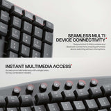 FANTECH WKM71 AERA ARCH: The Ultimate Natural Curved Ergonomic Wireless Combo, High-Performance Silent Keyboard & Mouse