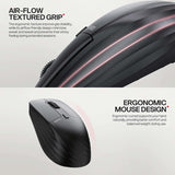 FANTECH WKM71 AERA ARCH: The Ultimate Natural Curved Ergonomic Wireless Combo, High-Performance Silent Keyboard & Mouse