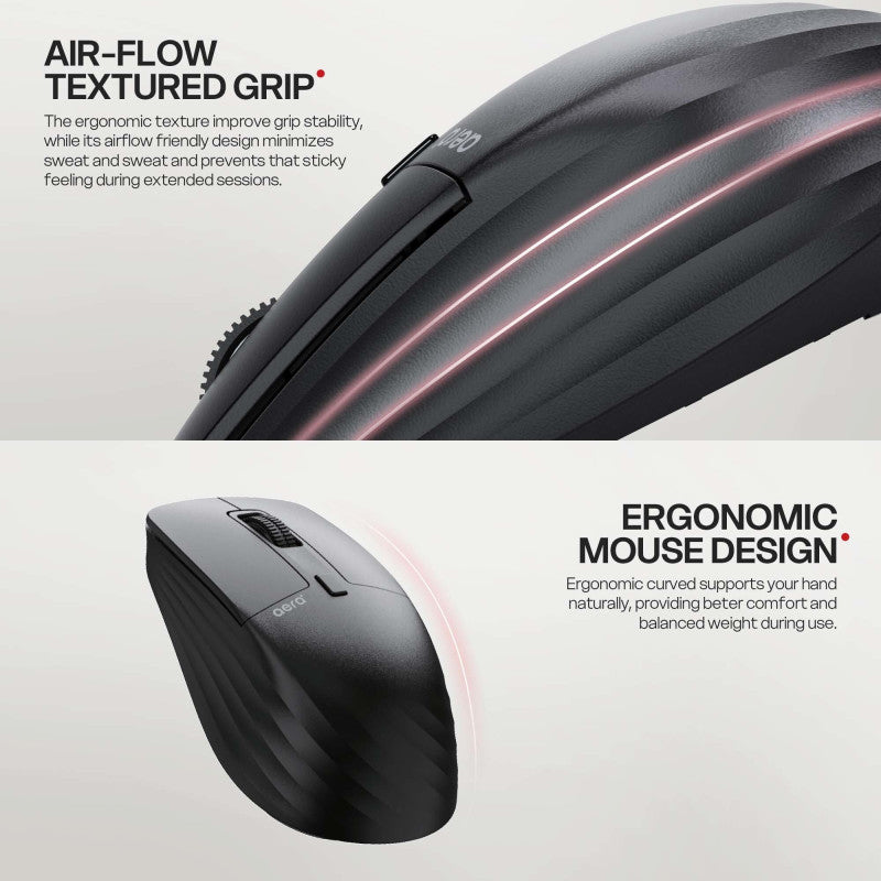 FANTECH WKM71 AERA ARCH: The Ultimate Natural Curved Ergonomic Wireless Combo, High-Performance Silent Keyboard & Mouse