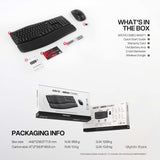 FANTECH WKM71 AERA ARCH: The Ultimate Natural Curved Ergonomic Wireless Combo, High-Performance Silent Keyboard & Mouse