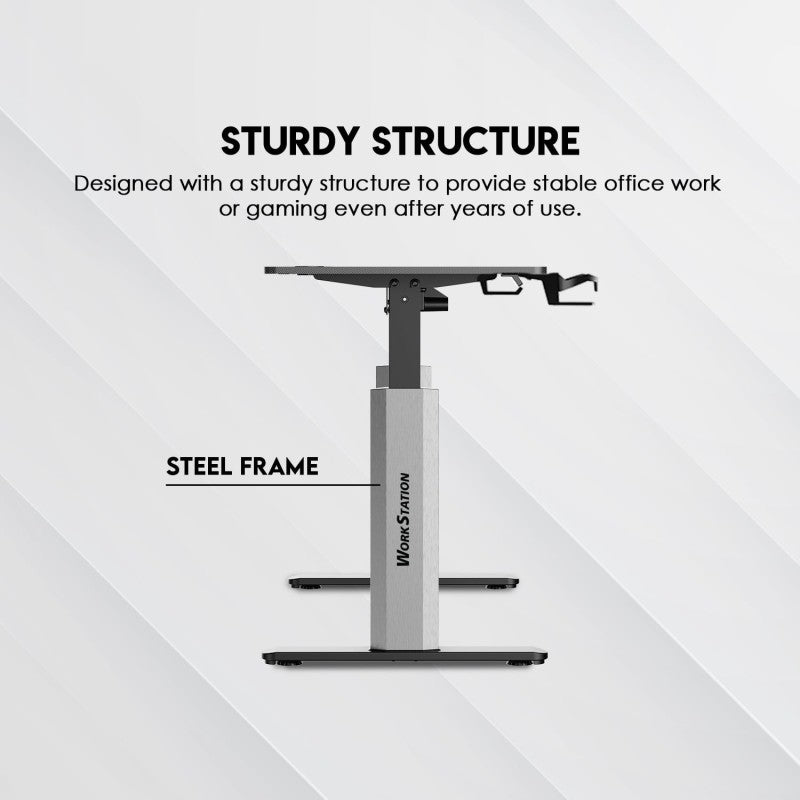 Fantech WS414 Work Station, Adjustable Height Desk with Powerful Electrical Motor and Stable Design, load up to 80KG