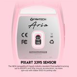 Fantech XD7 Aria GO Mouse, 3 Mode Connection Wired, Bluetooth & Wireless, 26000DPI, Ultra light weight, Built-in Battery