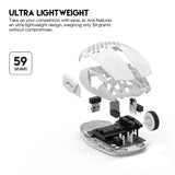 Fantech XD7 Aria GO Mouse, 3 Mode Connection Wired, Bluetooth & Wireless, 26000DPI, Ultra light weight, Built-in Battery