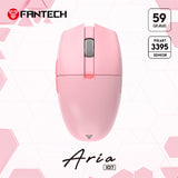 Fantech XD7 Aria GO Mouse, 3 Mode Connection Wired, Bluetooth & Wireless, 26000DPI, Ultra light weight, Built-in Battery