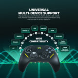 FANTECH Zenith Pro WGP18 Multi-Platform Wireless Controller Hall Effect, RGB, Motion Sensor, Macro, Touchpad, 10H Battery