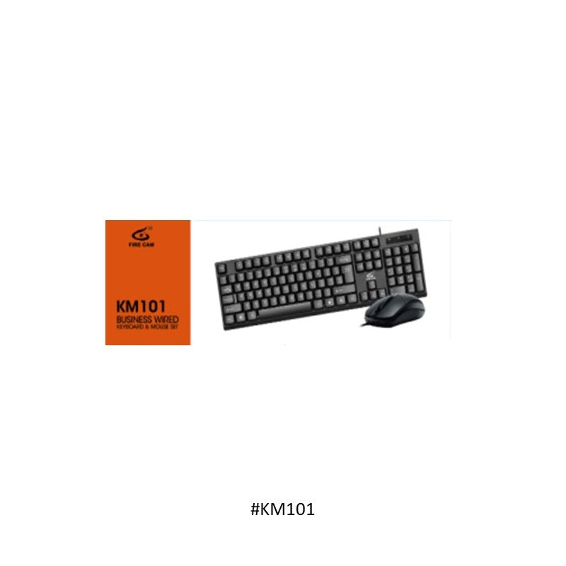 Fire cam KM101 Wired Combo Keyboard & Mouse
