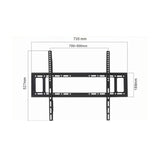 Fixed TV Bracket - Fits 46-100 Inch, High Quality HT-104S