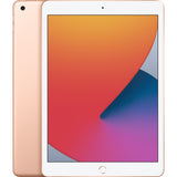iPad 8th Generation Gold, front and back