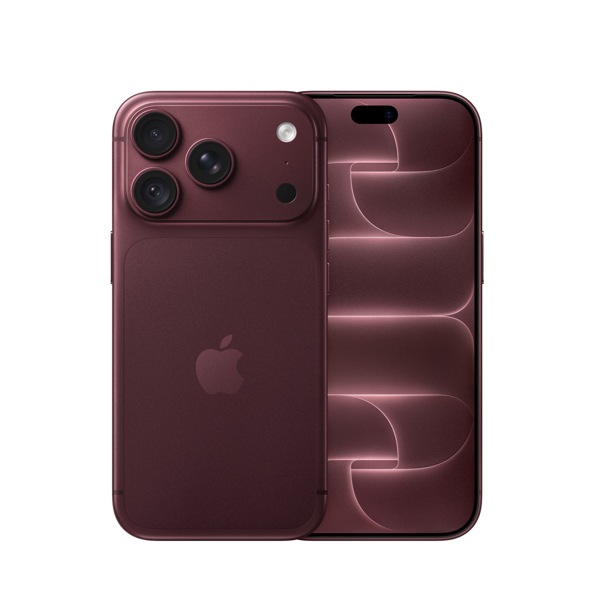 iPhone 18 Pro Burgundy, back and front