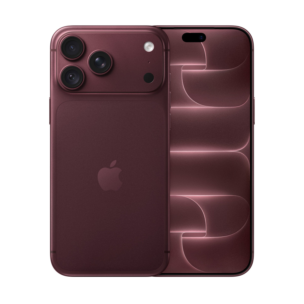 iPhone 18 Pro Max Burgundy, back and front