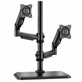 KALOC DF200 17–32" Dual Monitor Stand with Gas Spring Arm, Adjustable Heavy-Duty Desk Mount
