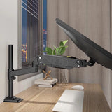 KALOC DH100B Single Monitor Arm with Internal Gas Spring technology for Easy Adjustment, for Screens 17 to 33 Inches