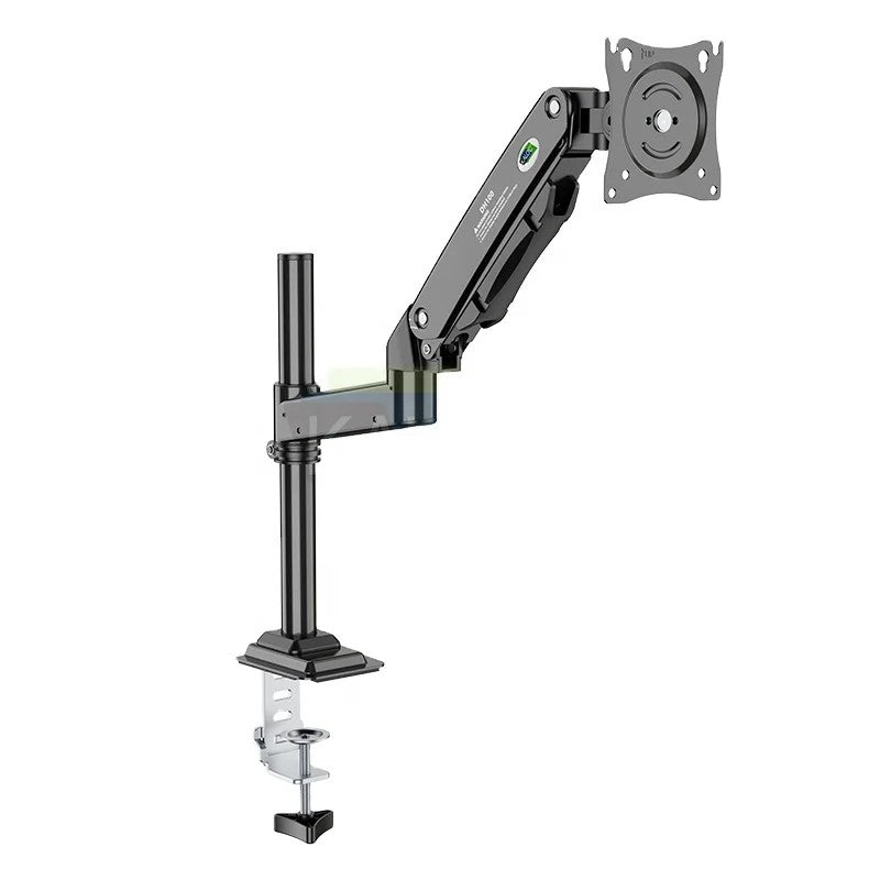 KALOC DH100B Single Monitor Arm with Internal Gas Spring technology for Easy Adjustment, for Screens 17 to 33 Inches