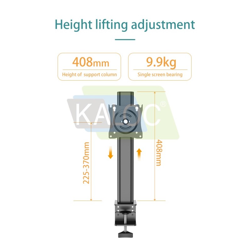 KALOC DZ100J IRONBOUND Stability Monitor Arm, High-Grade Steel Mount for 17-32 inch Screens