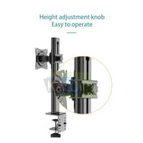 KALOC DZ100J IRONBOUND Stability Monitor Arm, High-Grade Steel Mount for 17-32 inch Screens