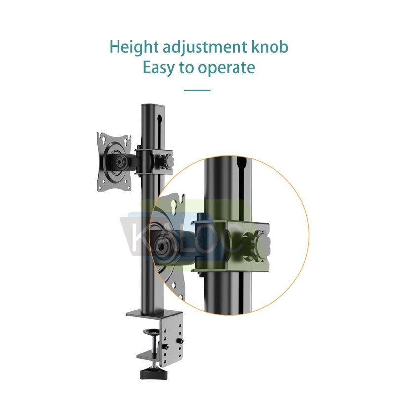 KALOC DZ100J IRONBOUND Stability Monitor Arm, High-Grade Steel Mount for 17-32 inch Screens