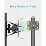KALOC DZ100J IRONBOUND Stability Monitor Arm, High-Grade Steel Mount for 17-32 inch Screens