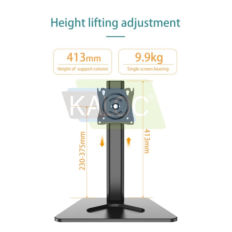 KALOC DZ100T IRONBOUND Stability Monitor Arm, High-Grade Steel Mount for 17-32 inch Screens