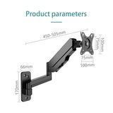 KALOC M520 STUDIO PRO Ergonomic Wall-Mount Monitor Arm, Gas Spring technology & Cable Management for 17-35 Inch Screens