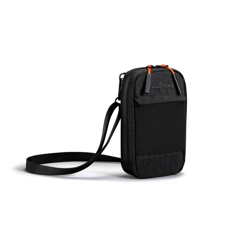 KINGSONS KS251072 Water-Resistant Modular Tech & Phone Organizer – Versatile Crossbody, Backpack, & Belt Bag