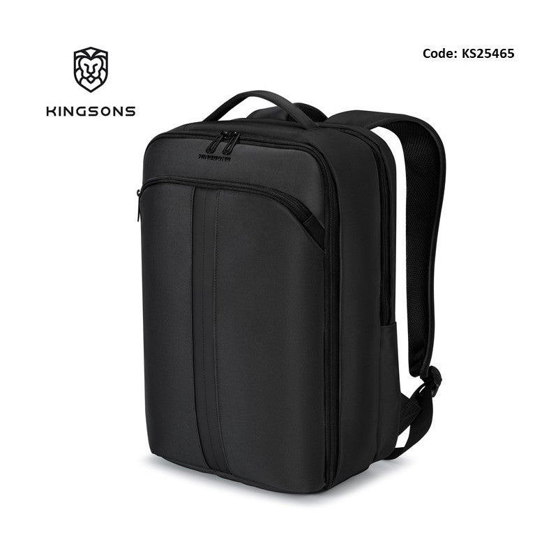 KINGSONS KS25465 15.6" Premium Waterproof Laptop Backpack, Multi-Compartment Ergonomic Travel Bag, Business design