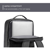 KINGSONS KS25465 15.6" Premium Waterproof Laptop Backpack, Multi-Compartment Ergonomic Travel Bag, Business design