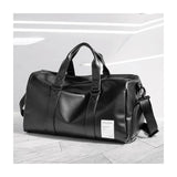 Kingsons KS3332W 29L Travel & Gym Duffle Bag – Waterproof PU Leather, Shoe Compartment & Wet Storage