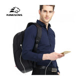 Kingsons Large & Multifunctional Design Backpack KS3140W Black, Water-resistant, shock-resistant, Ergonomic Design