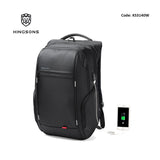 Kingsons Large & Multifunctional Design Backpack KS3140W Black, Water-resistant, shock-resistant, Ergonomic Design