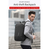 KINGSONS/VGOAL Backpack with Lock Password KS3149W/FG6303W, Dark Gray, Water-resistant, Light Weight