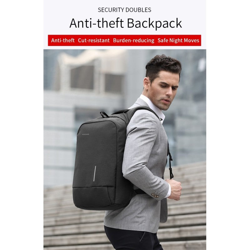 KINGSONS/VGOAL Backpack with Lock Password KS3149W/FG6303W, Dark Gray, Water-resistant, Light Weight