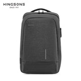KINGSONS/VGOAL Backpack with Lock Password KS3149W/FG6303W, Dark Gray, Water-resistant, Light Weight