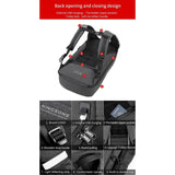 KINGSONS/VGOAL Backpack with Lock Password KS3149W/FG6303W, Dark Gray, Water-resistant, Light Weight