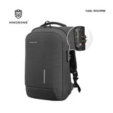 KINGSONS/VGOAL Backpack with Lock Password KS3149W/FG6303W, Dark Gray, Water-resistant, Light Weight