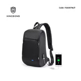 KINGSONS/VGOAL FG6307W Premium Sling Backpack – High-Quality Water-Resistant Crossbody Bag, with USB Charging & Ergonomic Strap