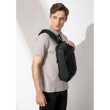 KINGSONS/VGOAL FG6307W Premium Sling Backpack – High-Quality Water-Resistant Crossbody Bag, with USB Charging & Ergonomic Strap