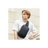 KINGSONS/VGOAL FG6307W Premium Sling Backpack – High-Quality Water-Resistant Crossbody Bag, with USB Charging & Ergonomic Strap