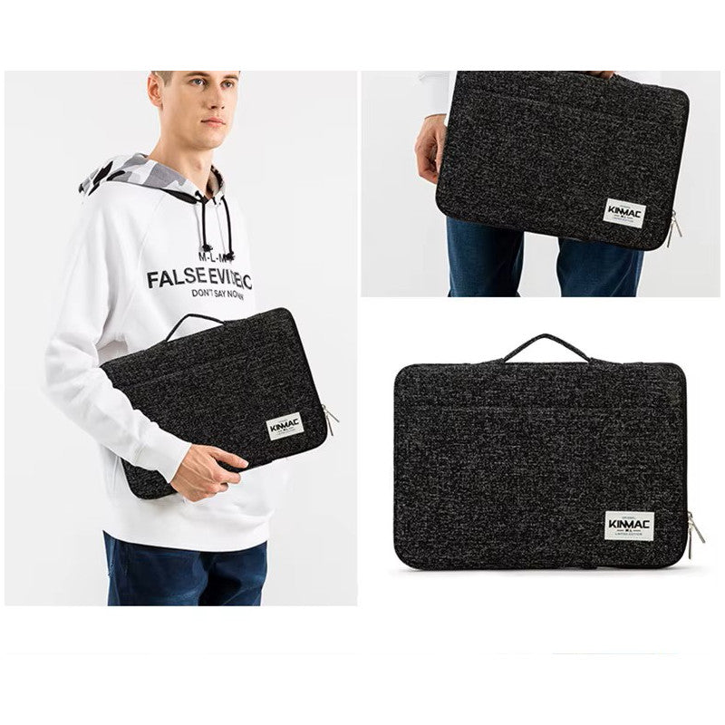 Kinmac 360° Protective Laptop Briefcase Bag KMS466-67 Snowf Lake, with EVA Shockproof Airbags & Corner Guard