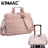 Kinmac 360° Shockproof Embossed Leather Laptop Case KMC472-73 Cloud Flower with Military Grade Protection