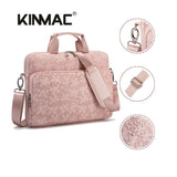 Kinmac 360° Shockproof Embossed Leather Laptop Case KMC472-73 Cloud Flower with Military Grade Protection