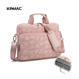 Kinmac 360° Shockproof Embossed Leather Laptop Case KMC472-73 Cloud Flower with Military Grade Protection
