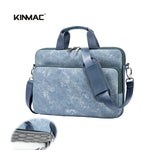 Kinmac 360° Shockproof Embossed Leather Laptop Case KMC474-75 Denim with Military Grade Protection