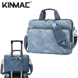 Kinmac 360° Shockproof Embossed Leather Laptop Case KMC474-75 Denim with Military Grade Protection