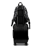 Kinmac Backpack KMB437 Black Marble, Fashion Design, High Quality, Soft Interior Lining & Water-resistant