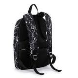 Kinmac Backpack KMB437 Black Marble, Fashion Design, High Quality, Soft Interior Lining & Water-resistant