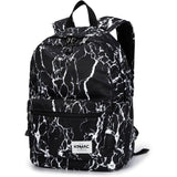 Kinmac Backpack KMB437 Black Marble, Fashion Design, High Quality, Soft Interior Lining & Water-resistant