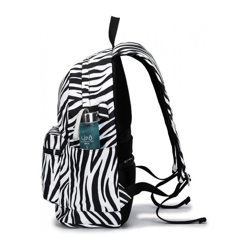 Kinmac Backpack KMB440 Zebra, Fashion Design, High Quality, Soft Interior Lining & Water-resistant