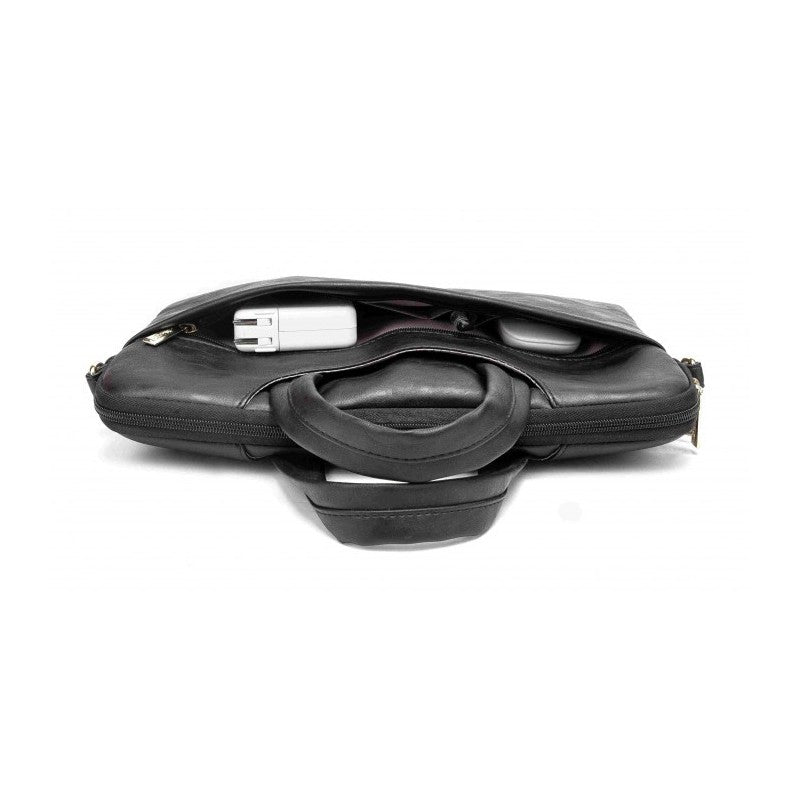 Kinmac Business Laptop Bag KMC426-27 Black PU, High Quality, Soft Interior Lining & Water-resistant